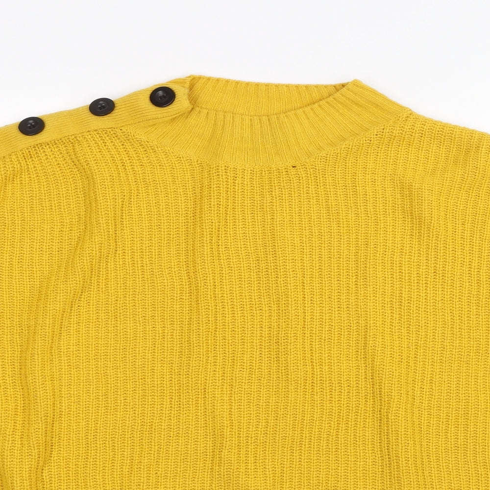 Pep&co Womens Yellow Striped  Pullover Jumper Size 20