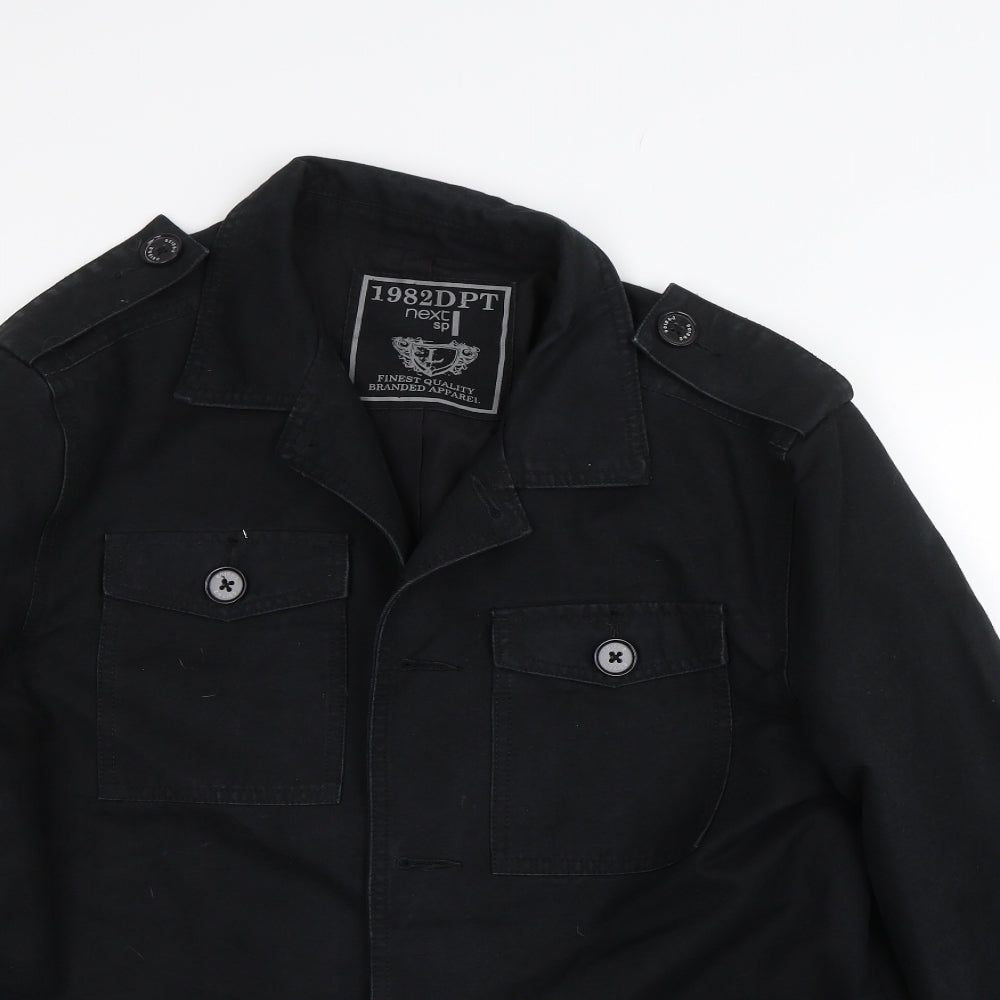 NEXT Mens Black   Jacket Coat Size S