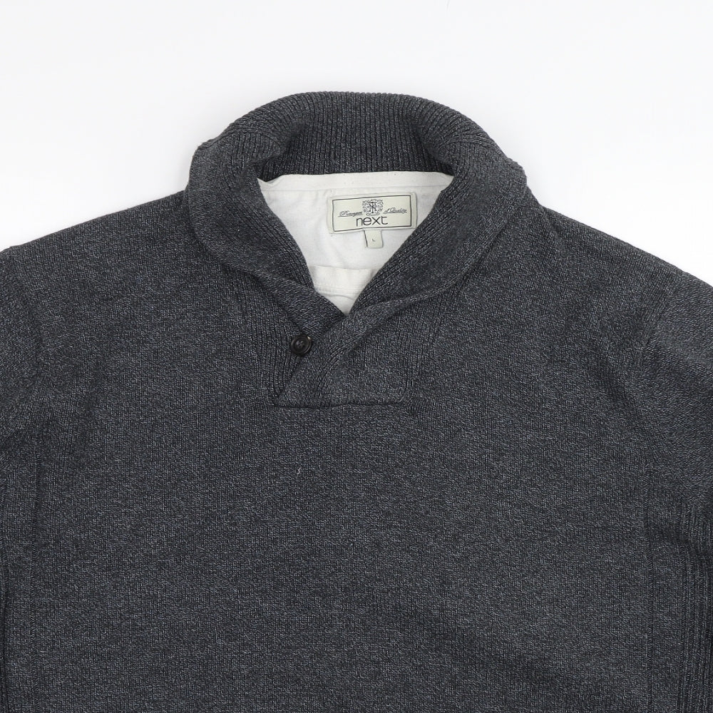 NEXT Mens Grey   Pullover Jumper Size L