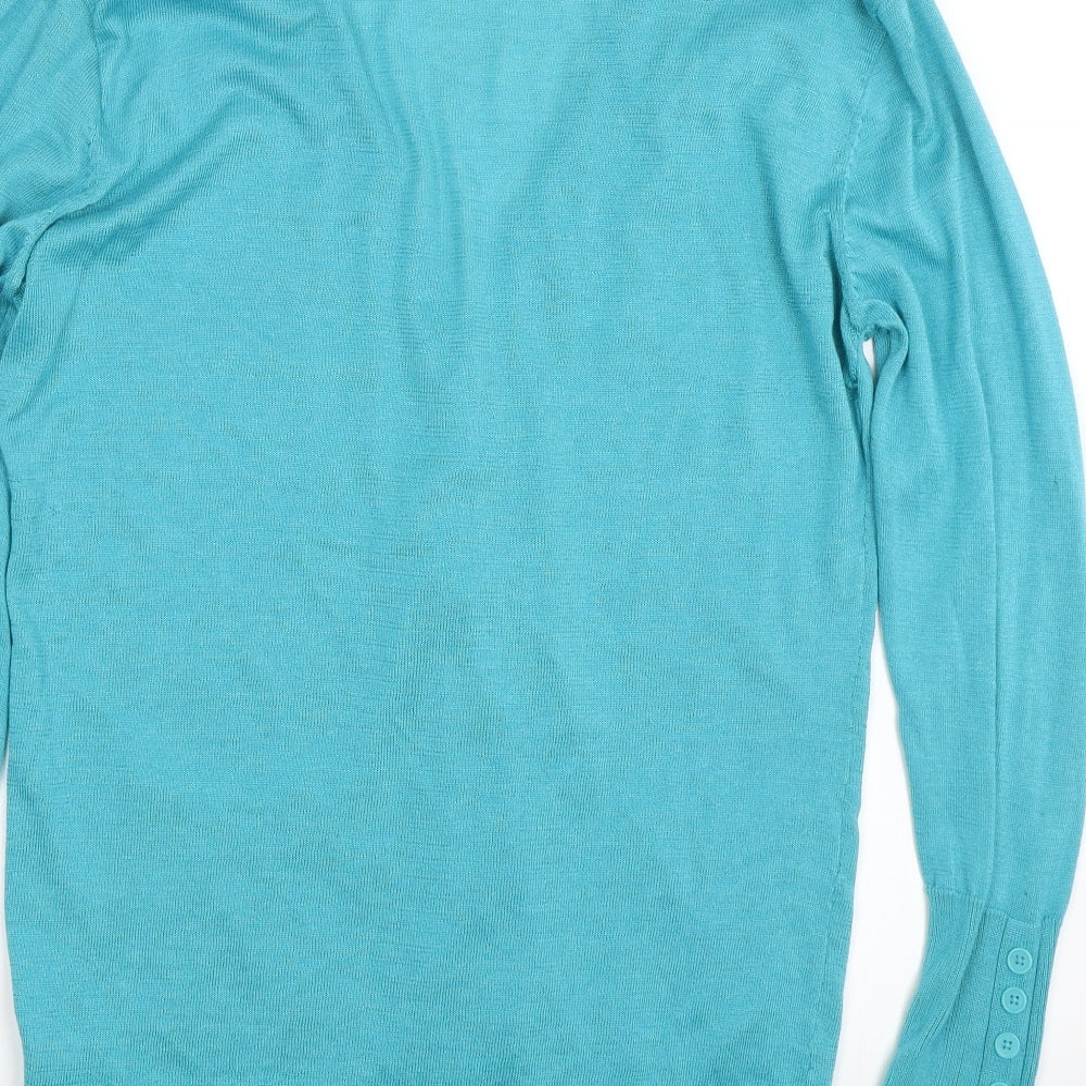 EthelAustin Womens Blue   Cardigan Jumper Size 12