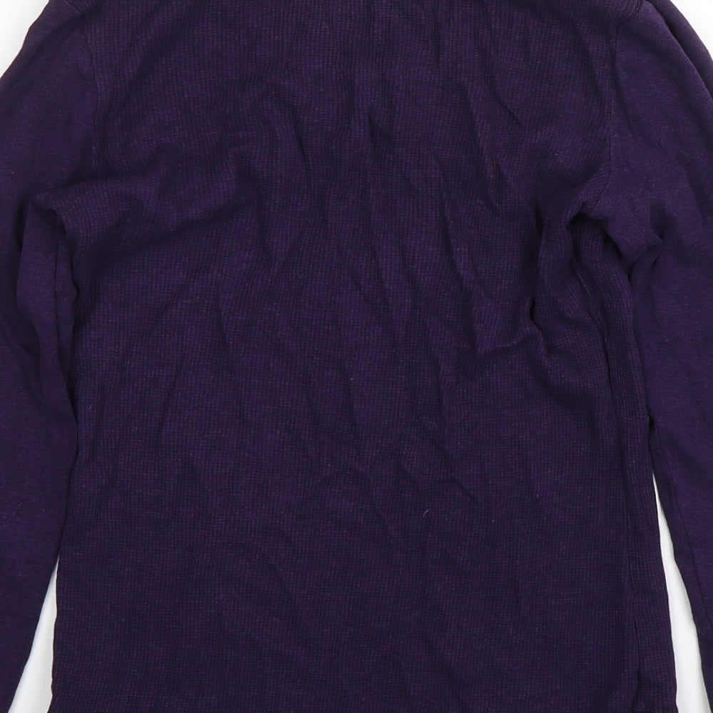 DKNY Womens Purple   Basic T-Shirt Size S