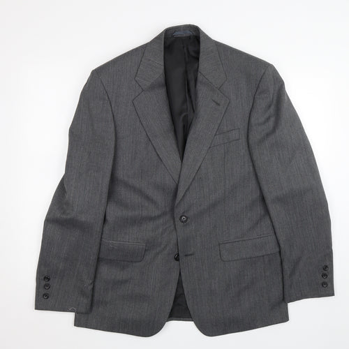 Burton Mens Grey Herringbone  Jacket Suit Size 40