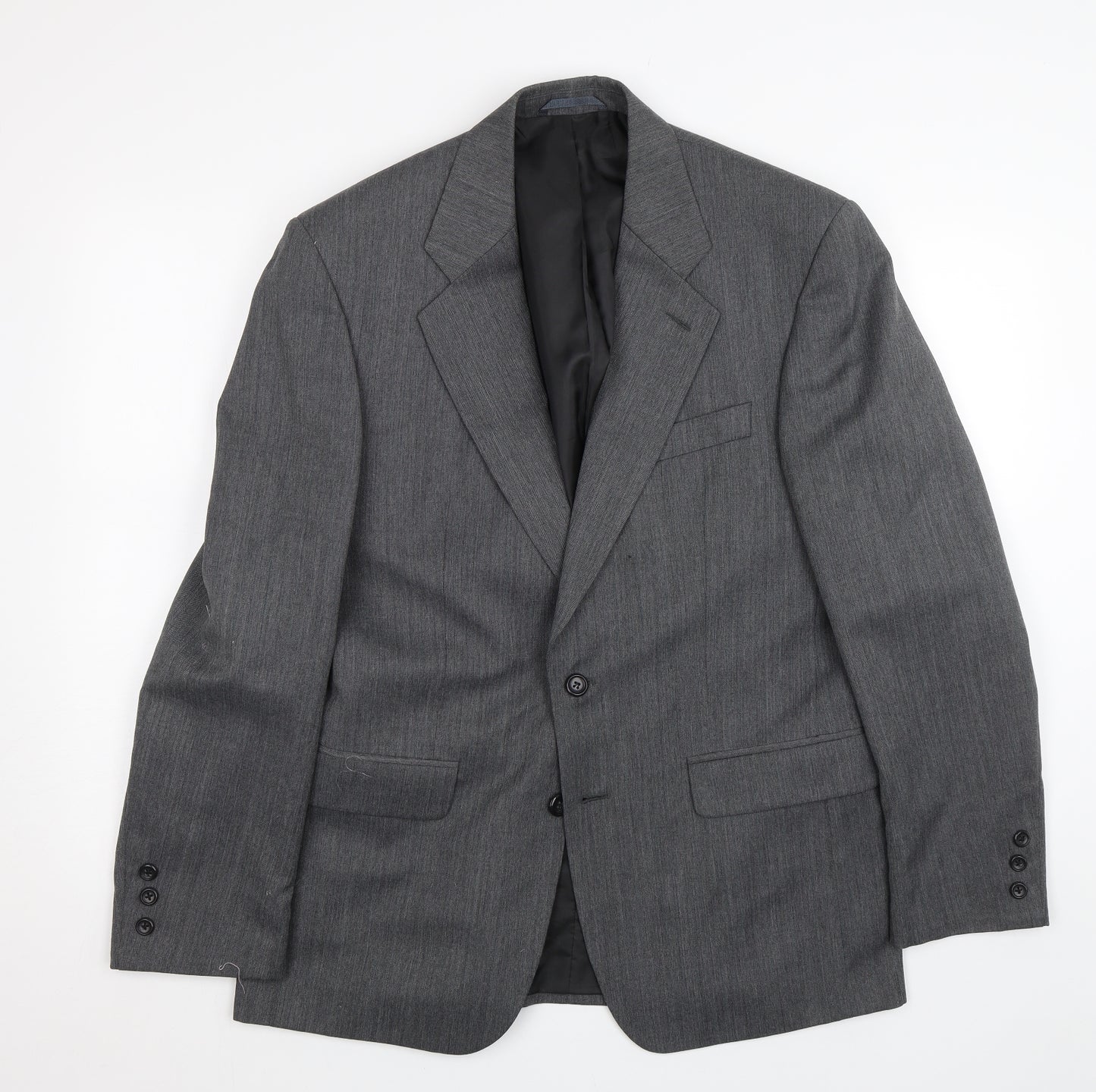 Burton Mens Grey Herringbone  Jacket Suit Size 40