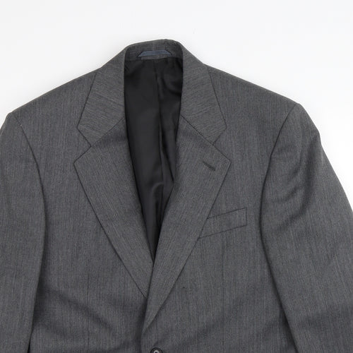 Burton Mens Grey Herringbone  Jacket Suit Size 40
