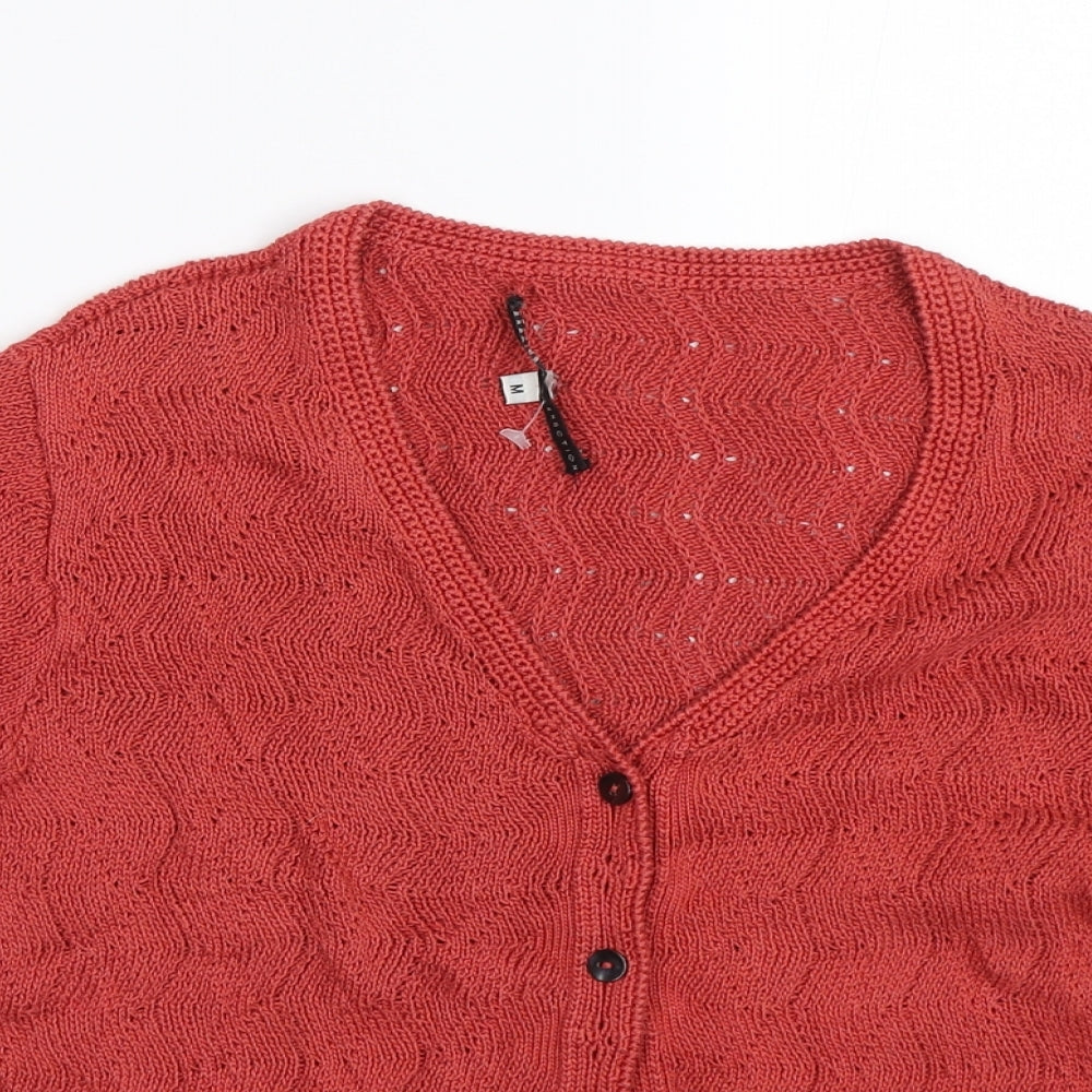 French Connection Womens Red   Cardigan Jumper Size M