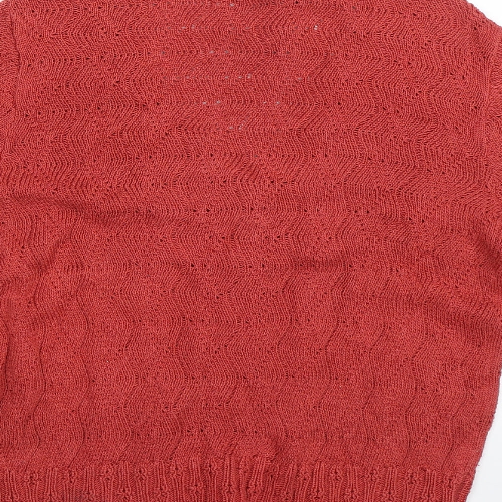 French Connection Womens Red   Cardigan Jumper Size M
