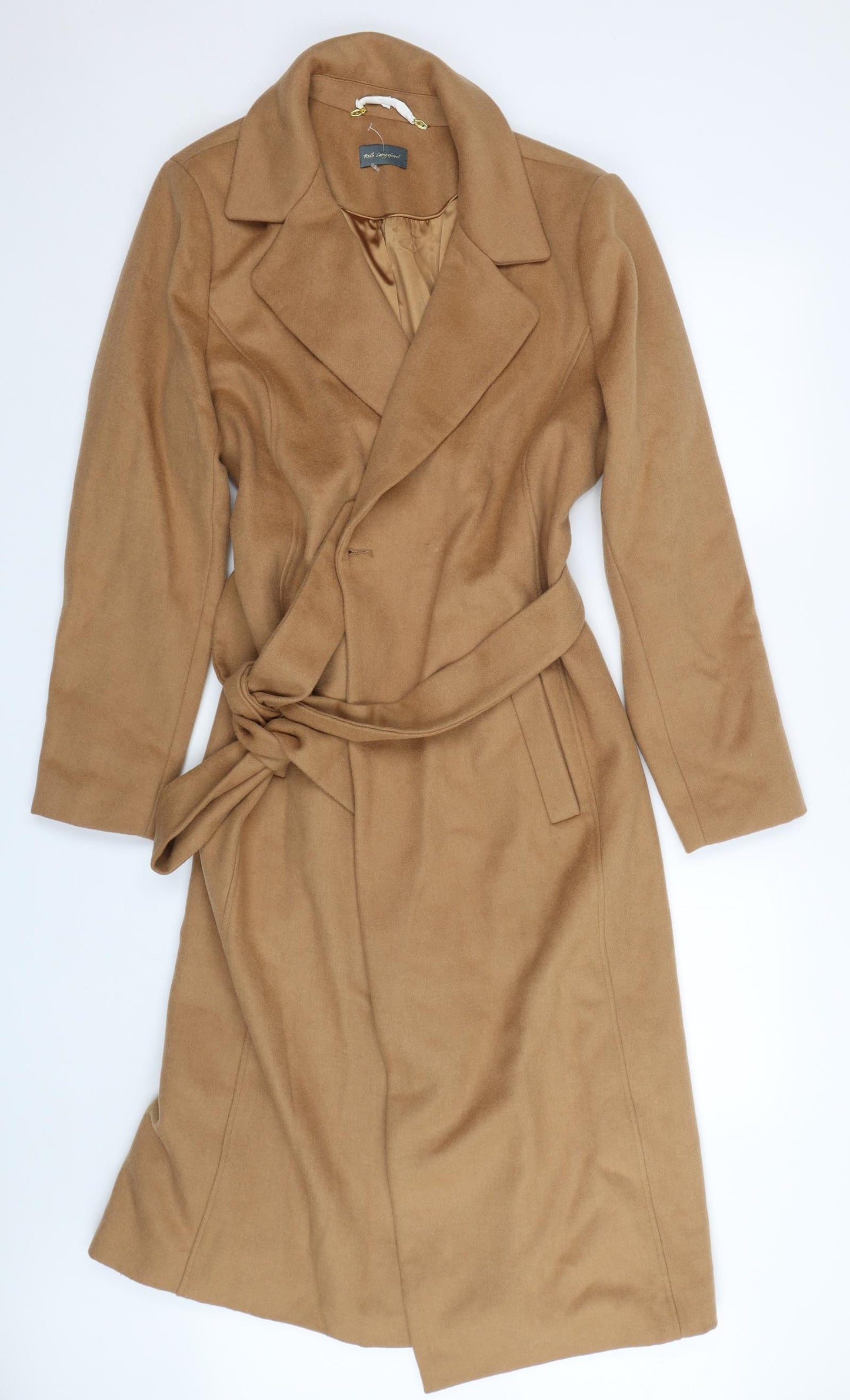 Ruth Langsford Womens Brown   Trench Coat Coat Size 14
