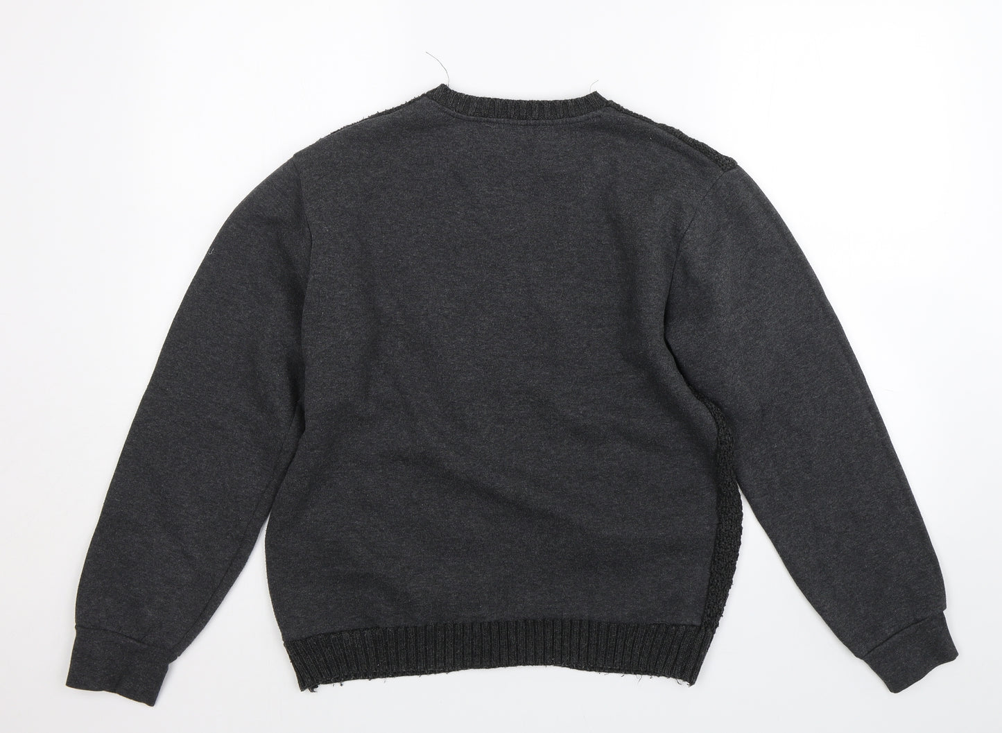 Cedar Wood State Mens Black   Pullover Sweatshirt Size M