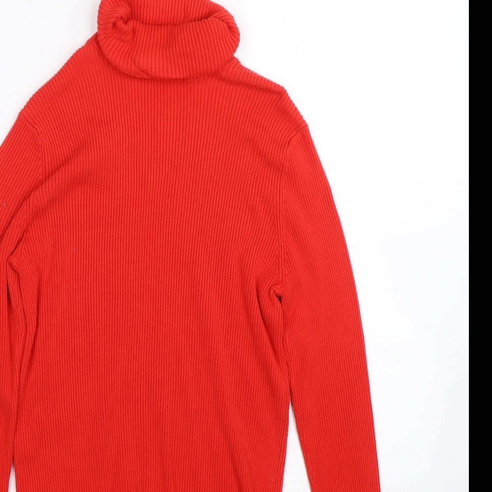 M&S Womens Red   Pullover Jumper Size 12