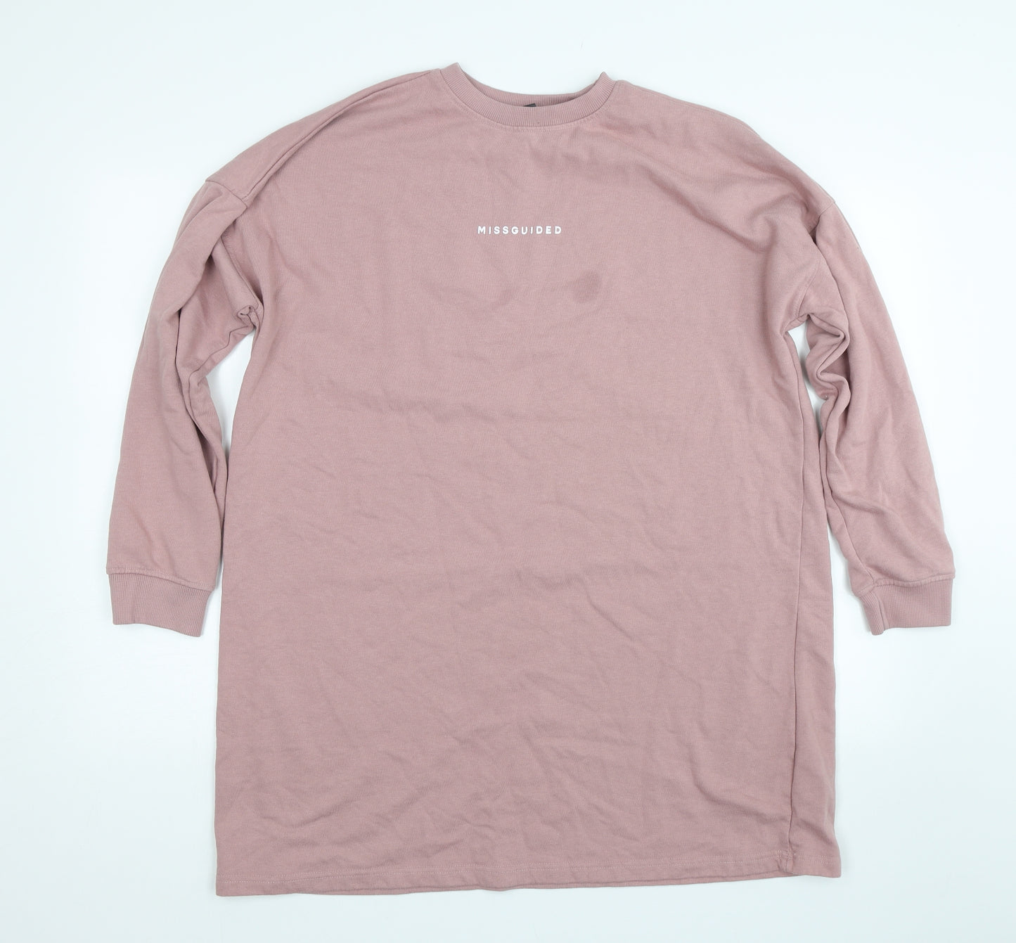 Missguided Womens Pink   Pullover Sweatshirt Size 12