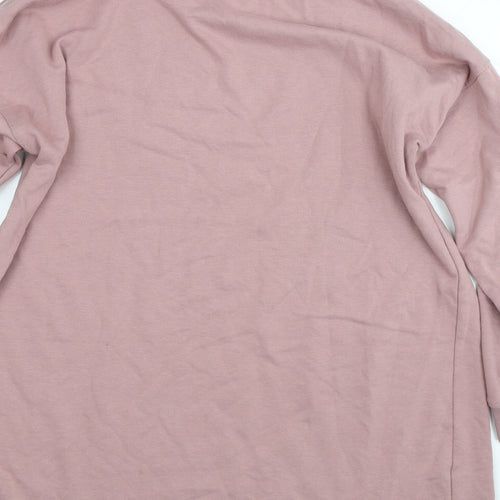 Missguided Womens Pink   Pullover Sweatshirt Size 12
