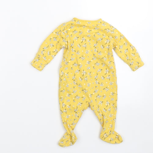 NEXT  Yellow Floral  Babygrow One-Piece Size 0-3 Months