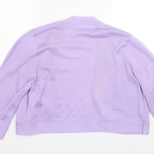 BM Womens Purple   Cape Jumper Size M