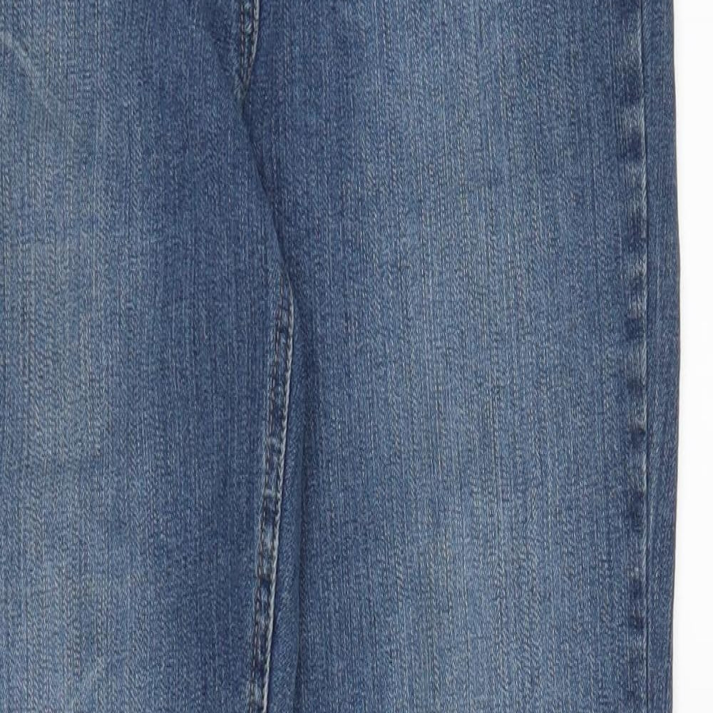Papaya Womens Blue  Denim Straight Jeans Size 8 L27 in