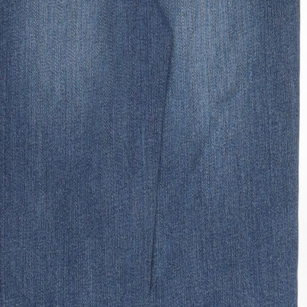 Papaya Womens Blue  Denim Straight Jeans Size 8 L27 in