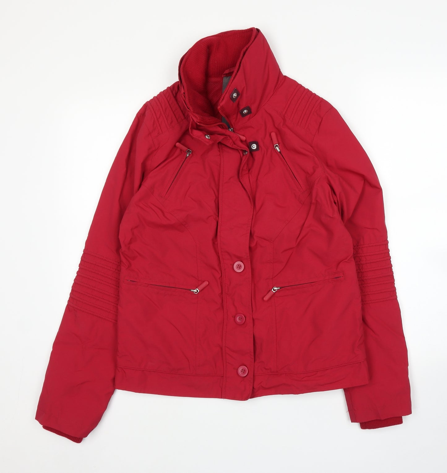 NEXT Womens Red   Rain Coat Coat Size 12