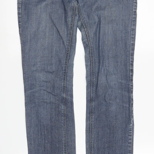 doro Womens Blue  Denim Straight Jeans Size 8 L29 in