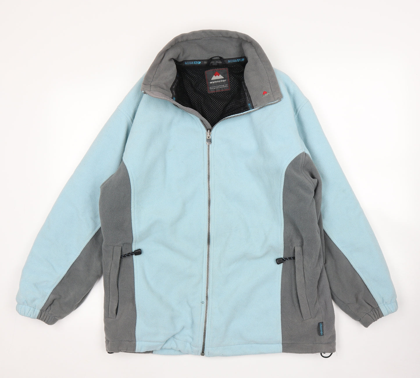 Wyn Womens Blue  Fleece Full Zip Jumper Size 12