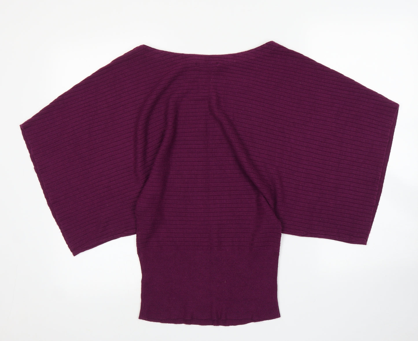 George Womens Purple   Basic Blouse Size 8