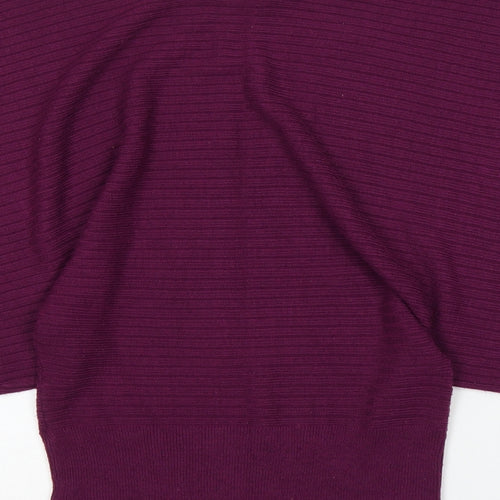 George Womens Purple   Basic Blouse Size 8
