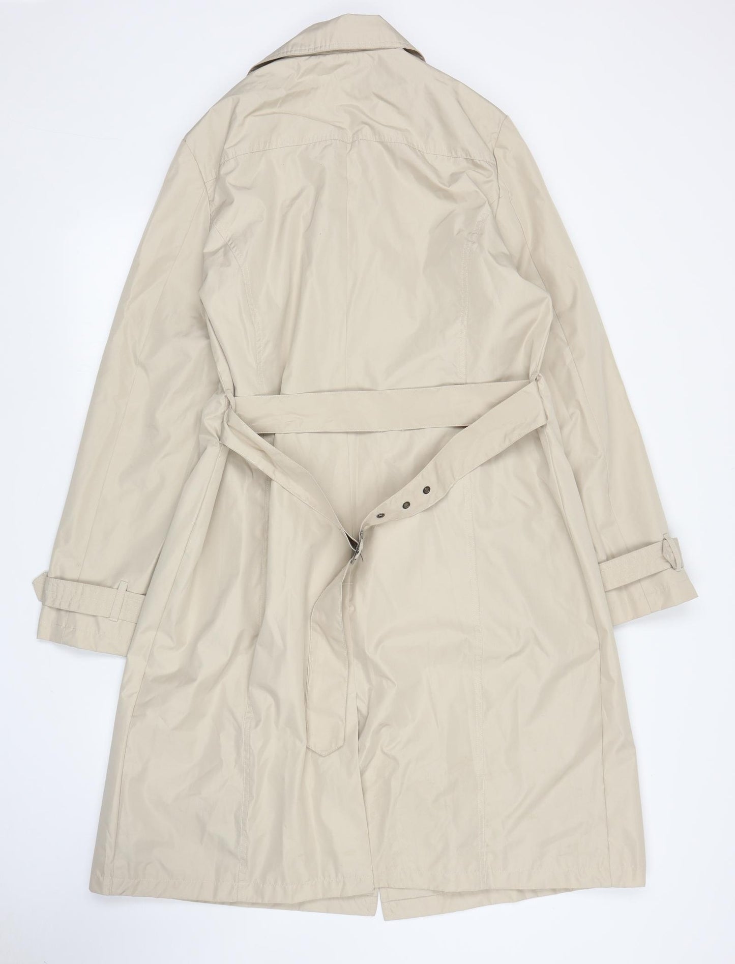 BHS Womens Beige   Trench Coat Coat Size 14