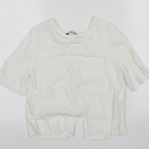 Glassons Womens White   Basic Blouse Size 6