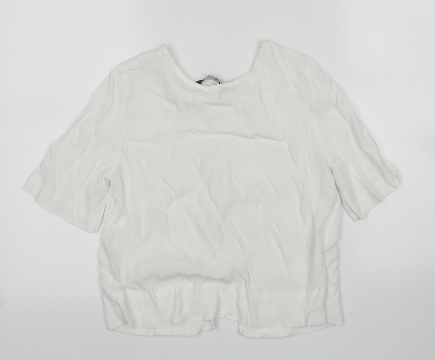 Glassons Womens White   Basic Blouse Size 6