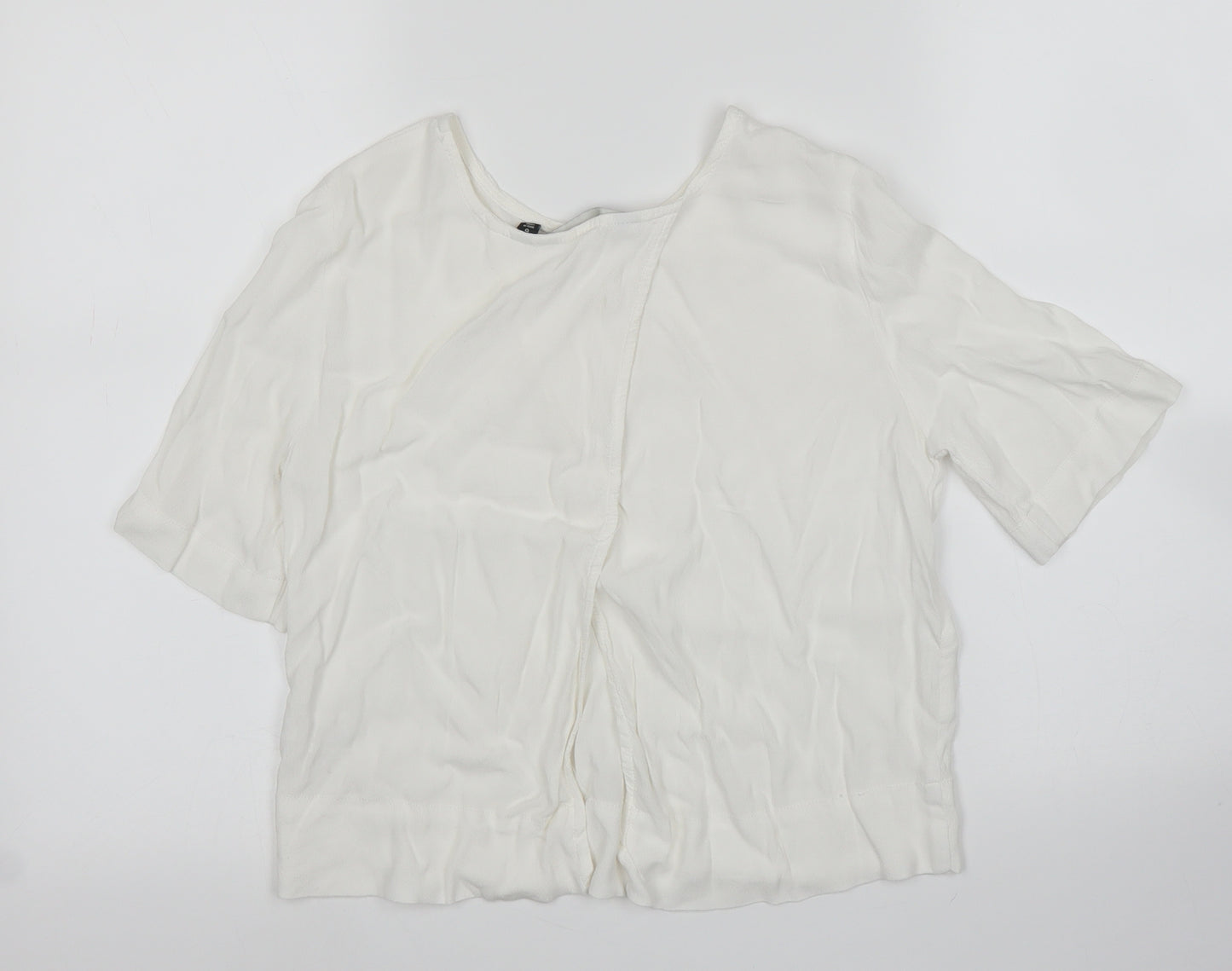 Glassons Womens White   Basic Blouse Size 6