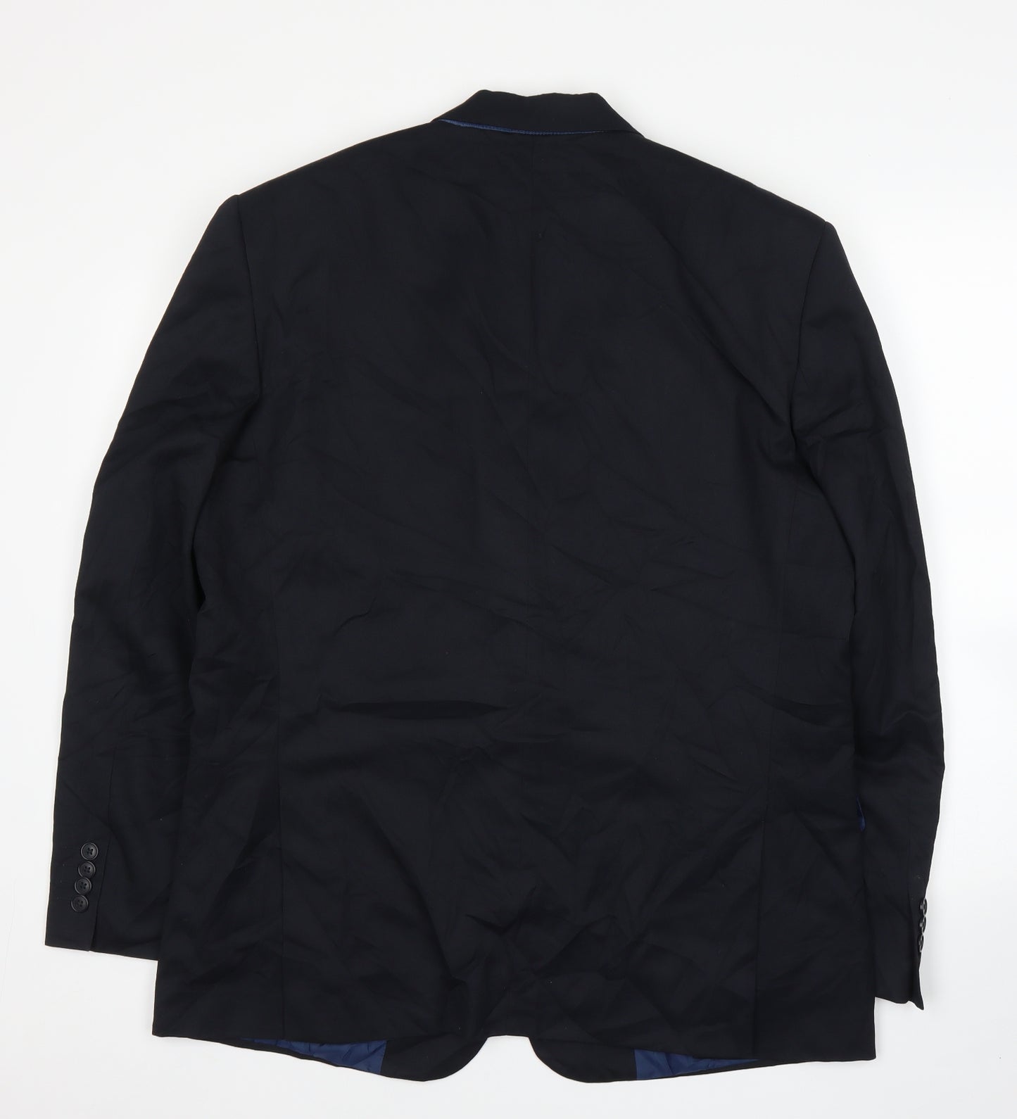 M&S Mens Blue   Jacket Suit Jacket Size 44