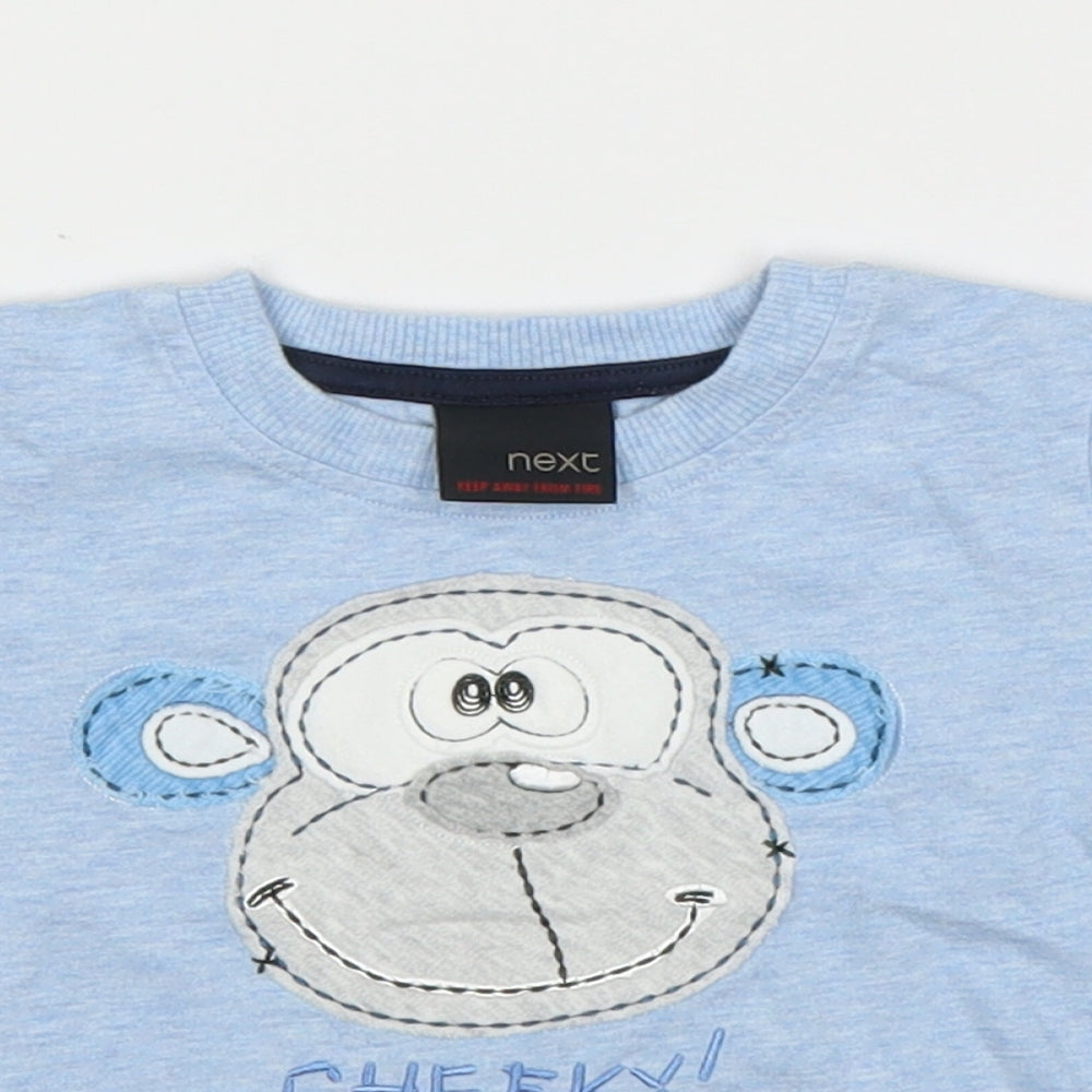 NEXT Boys Blue   Basic T-Shirt Size 3-6 Months