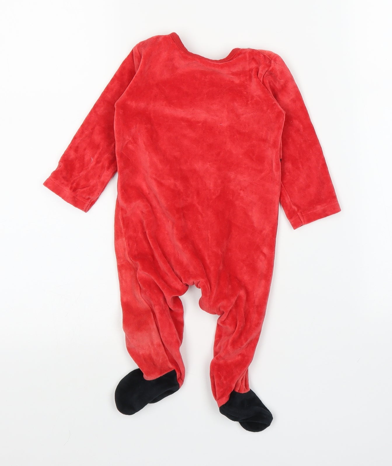 F&F Baby Red   Babygrow One-Piece Size 6-9 Months  - Christmas
