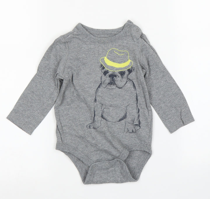 Gap Boys Grey Babygrow One-Piece Size 12 Months
