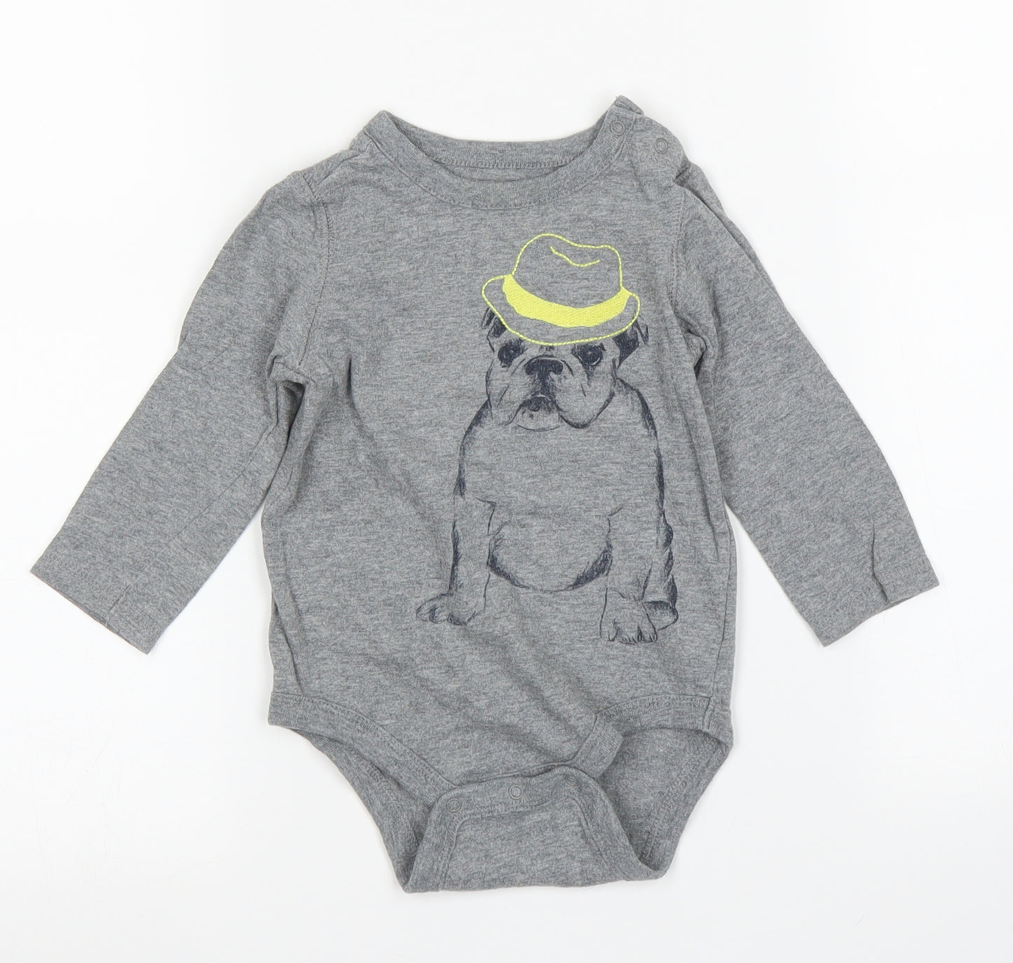 Gap Boys Grey   Babygrow One-Piece Size 12 Months