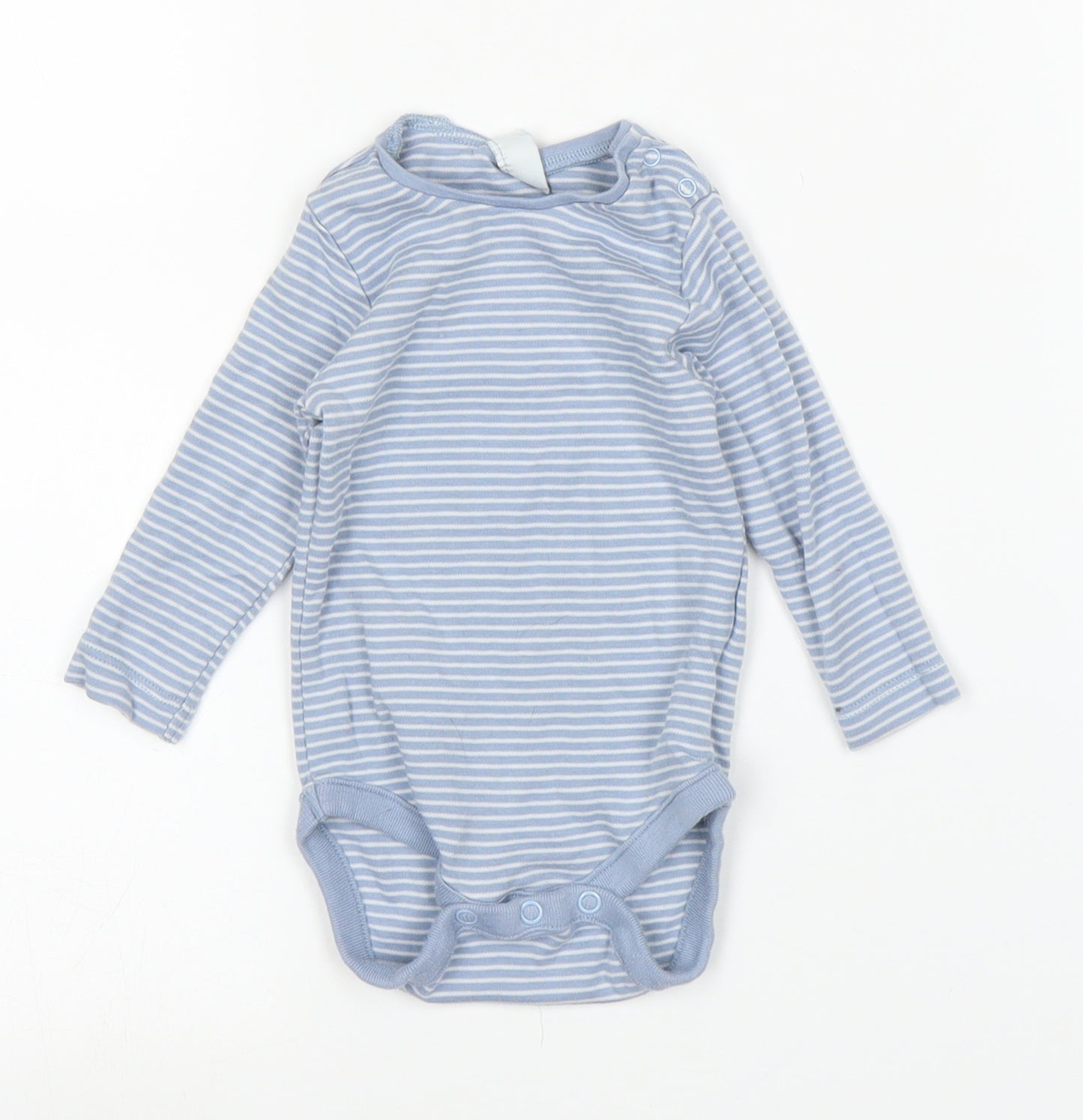 NEXT Baby Blue Striped  Babygrow One-Piece Size 3-6 Months