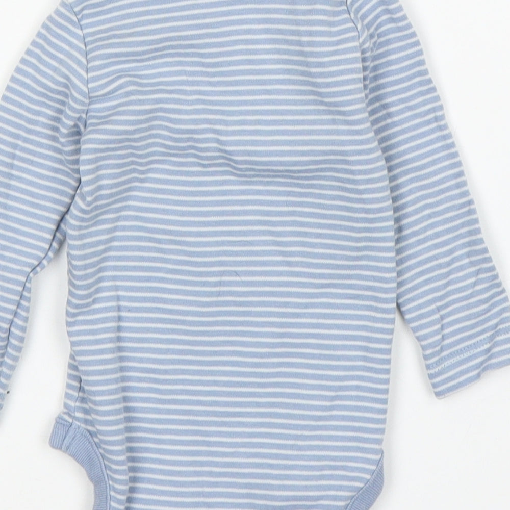 NEXT Baby Blue Striped  Babygrow One-Piece Size 3-6 Months