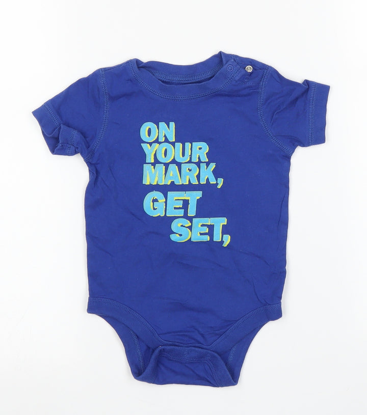 Gap Boys Blue   Babygrow One-Piece Size 12-18 Months