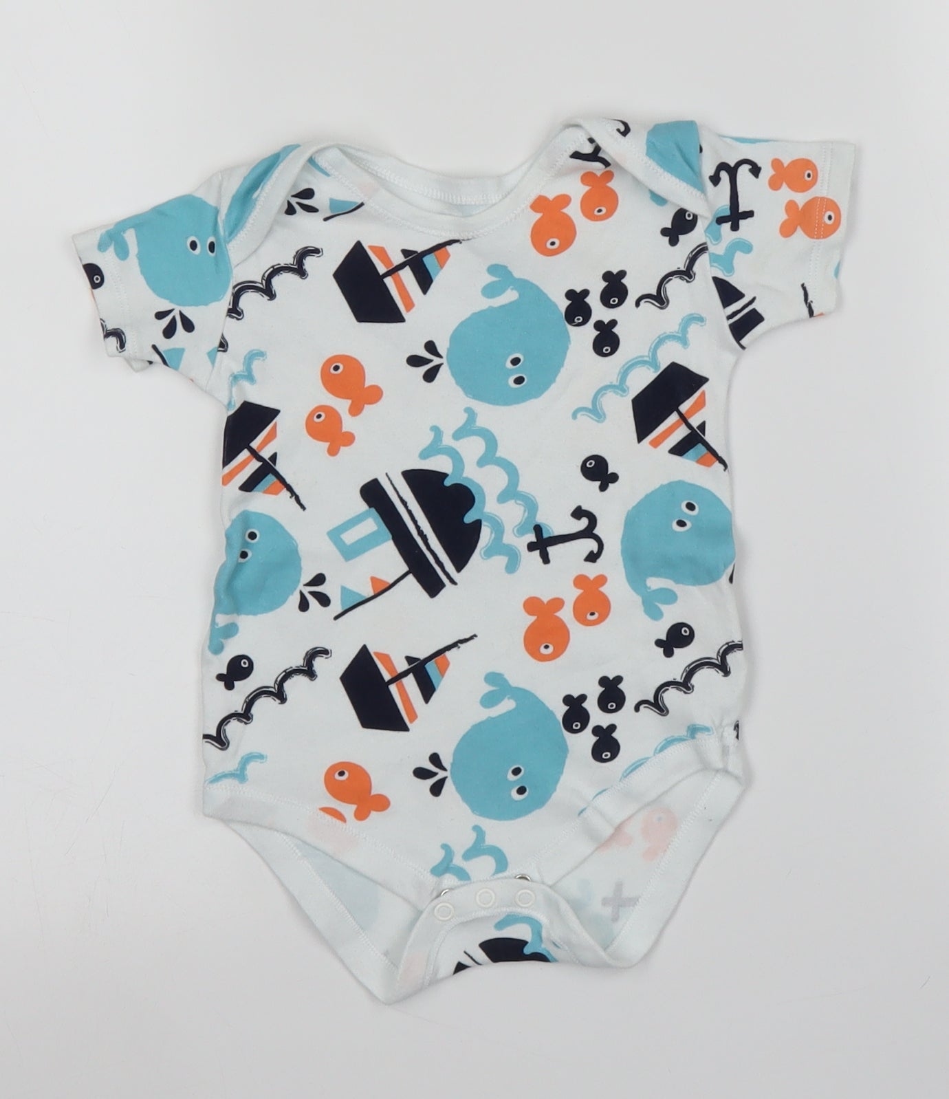 Matalan Baby Blue   Babygrow One-Piece Size 9-12 Months