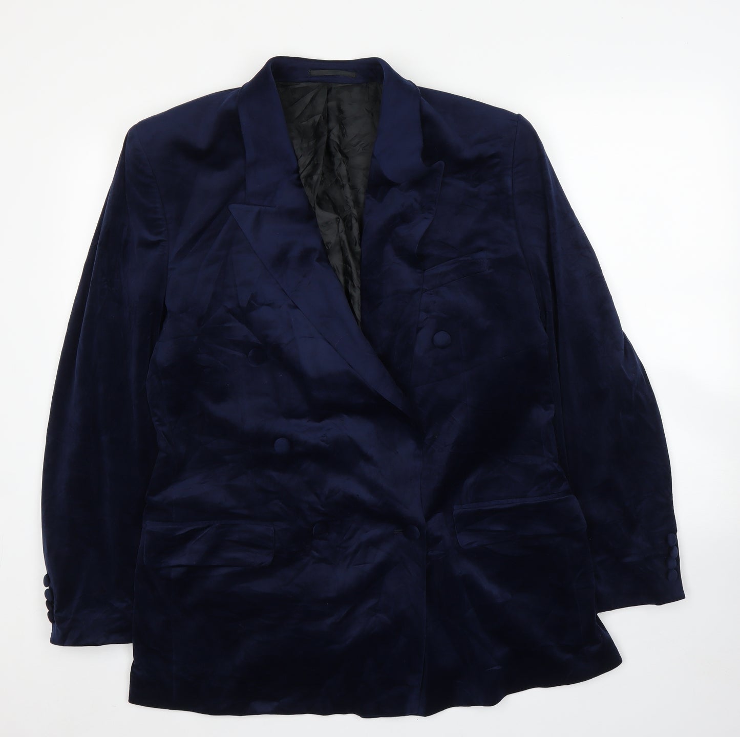 ASOS Mens Blue  Velvet Jacket Suit Jacket Size 40