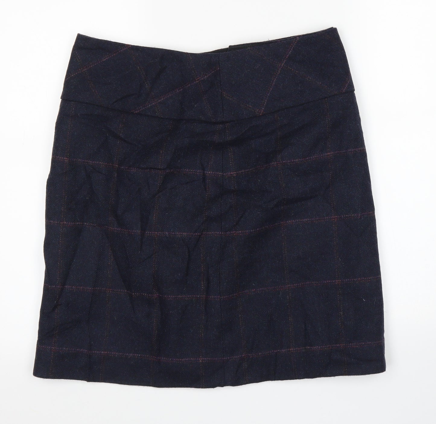 Celtic Womens Blue Check  A-Line Skirt Size 12