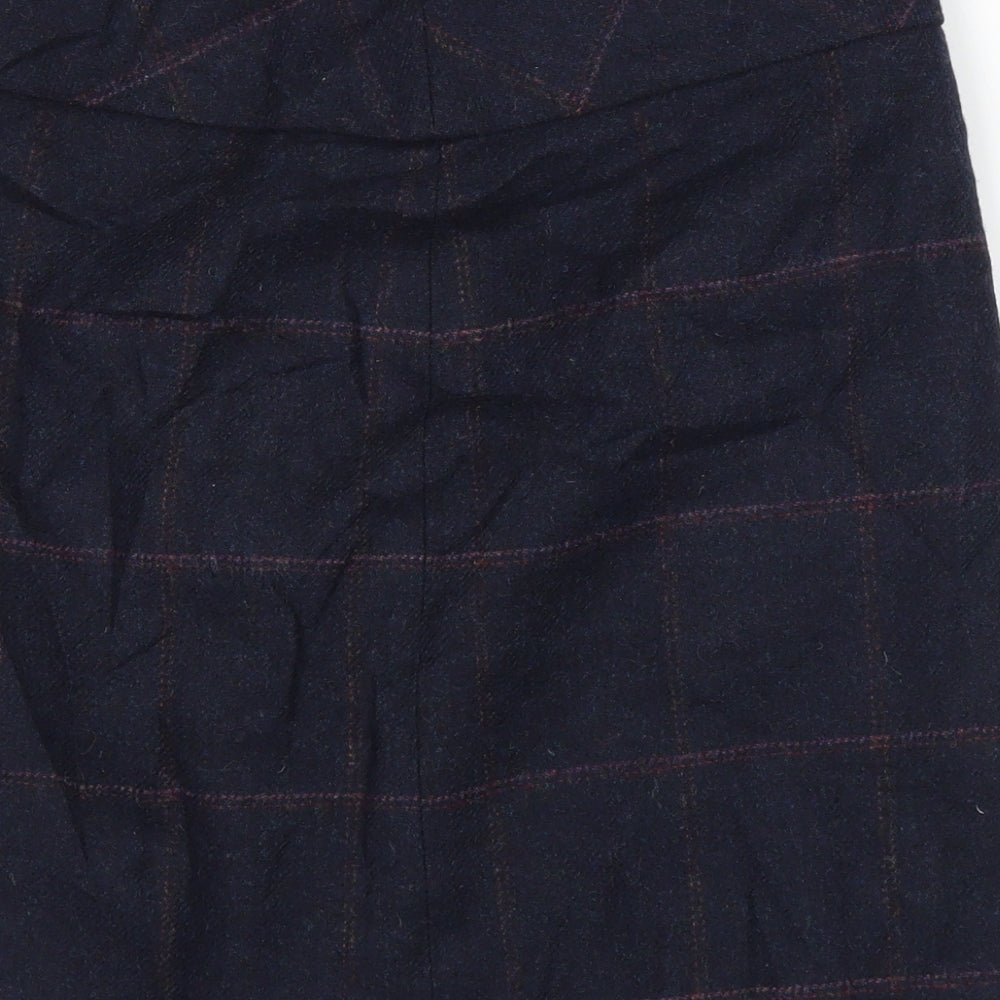 Celtic Womens Blue Check  A-Line Skirt Size 12