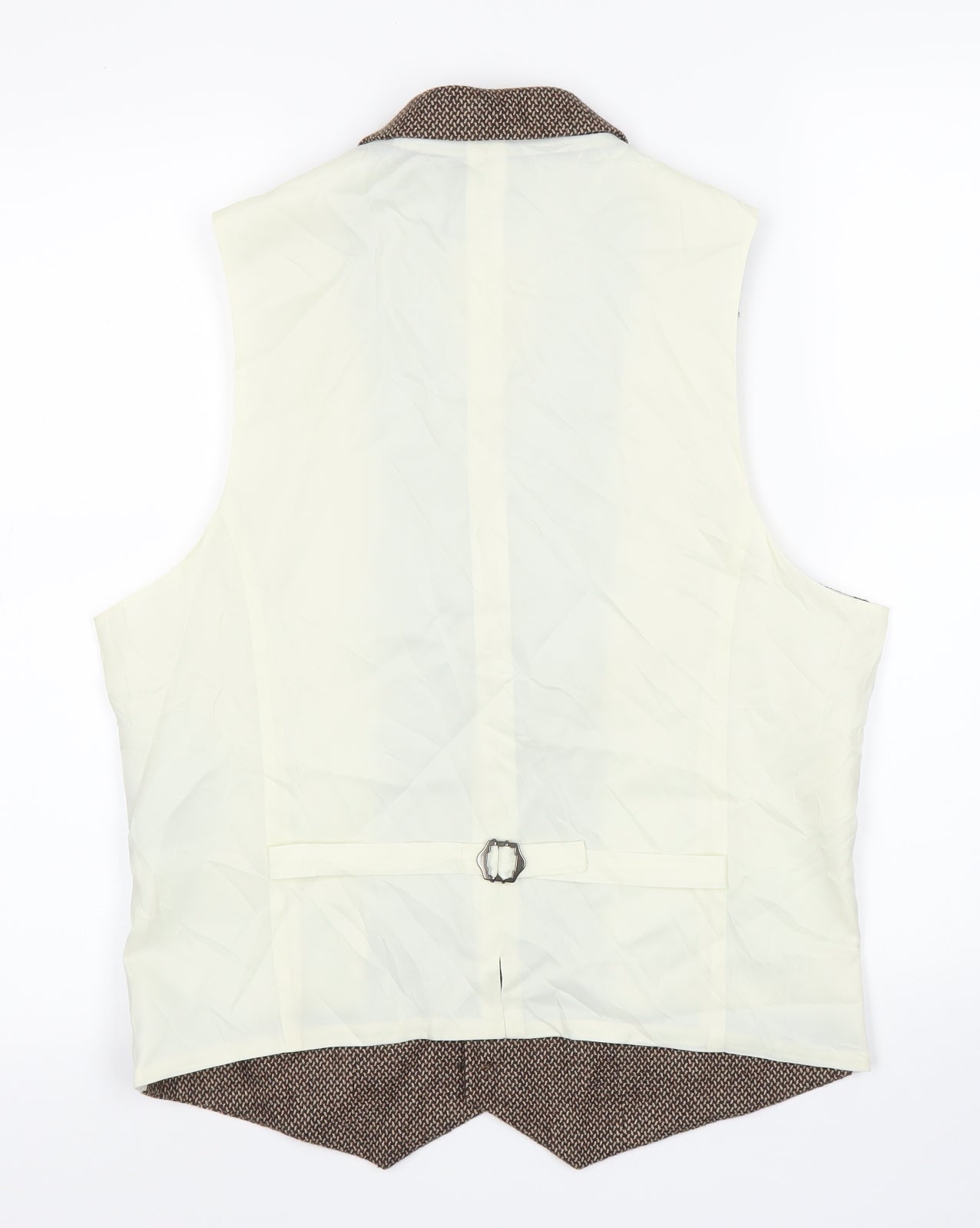ASOS Mens Brown   Jacket Suit Waistcoat Size 40