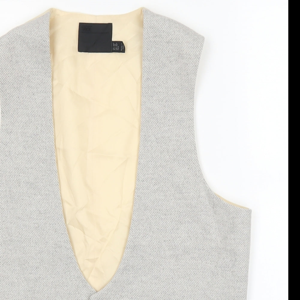 ASOS Womens Beige   Jacket Suit Waistcoat Size 40