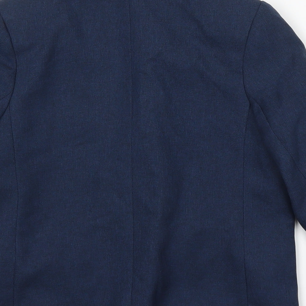 Primark Boys Blue   Cardigan Jumper Size 6-7 Years  - Jacket
