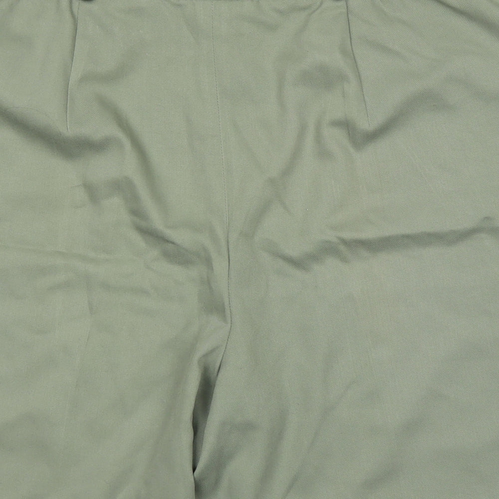 bonm Womens Green   Bermuda Shorts Size 18