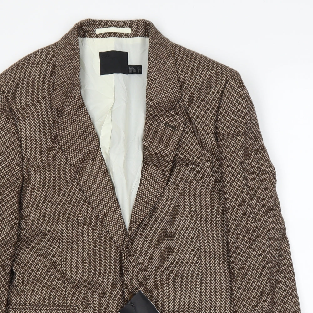 ASOS Mens Brown   Jacket Suit Jacket Size 38