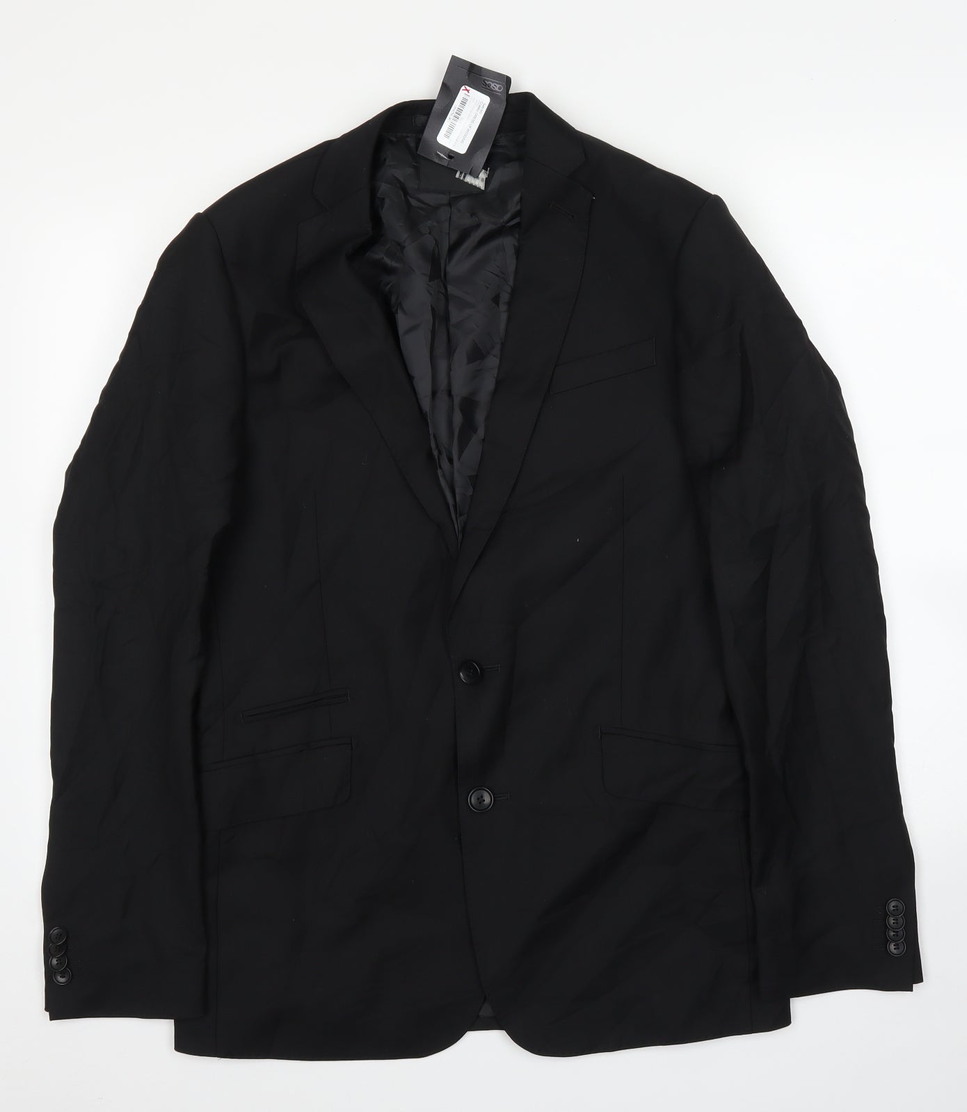 ASOS Mens Black   Jacket Suit Jacket Size 38
