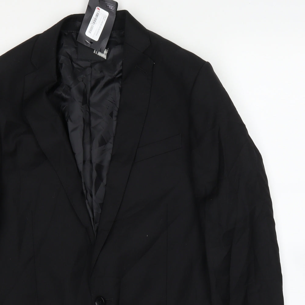 ASOS Mens Black   Jacket Suit Jacket Size 38