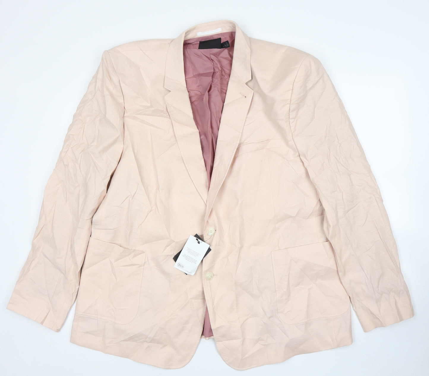 ASOS Mens Pink   Jacket Suit Jacket Size 52