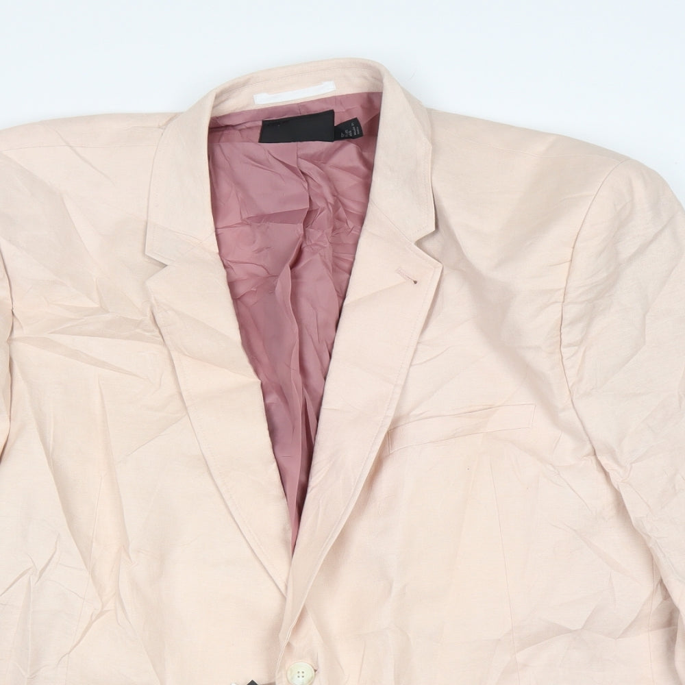 ASOS Mens Pink   Jacket Suit Jacket Size 52