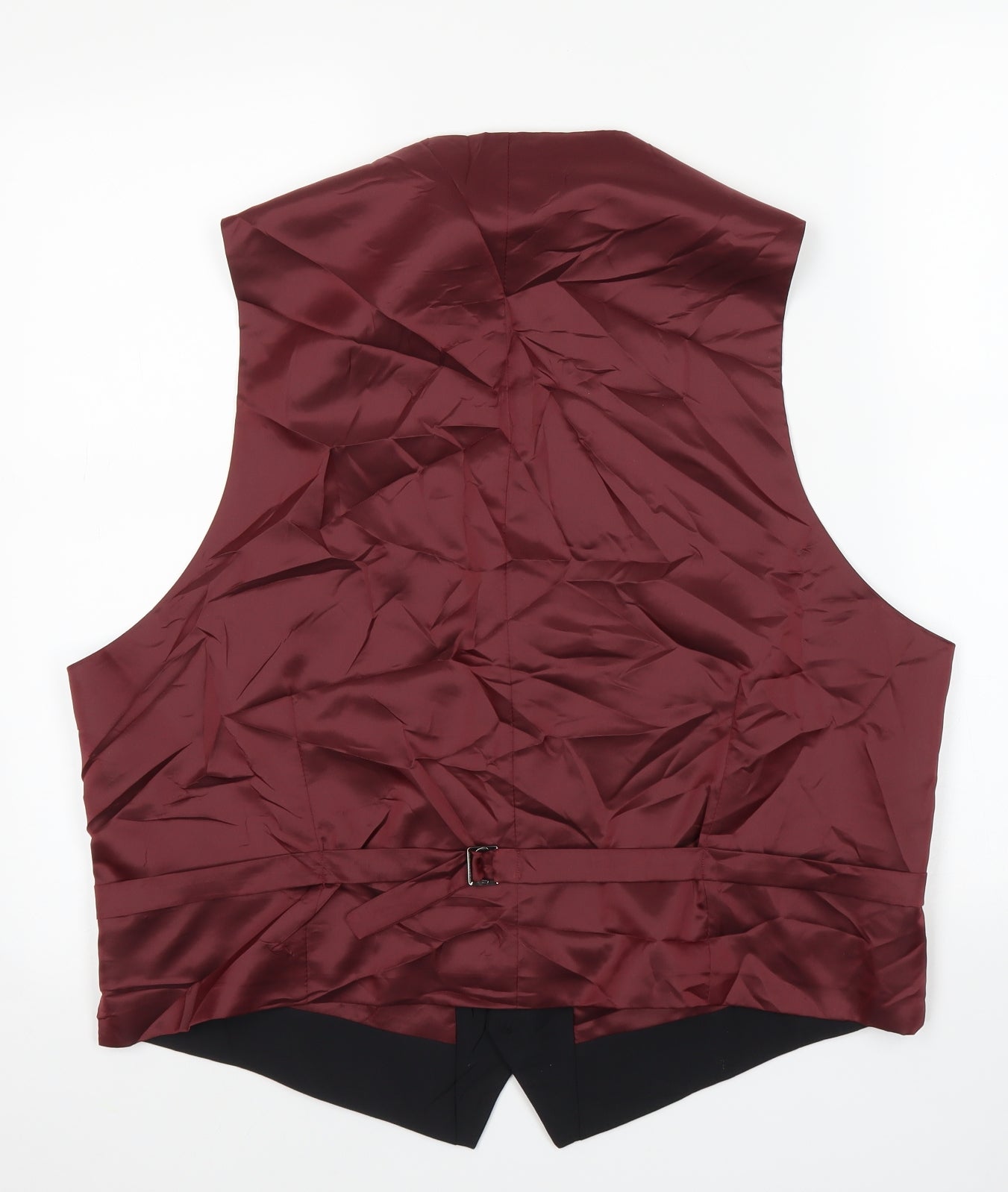 M&S Mens Black   Jacket Suit Waistcoat Size XL